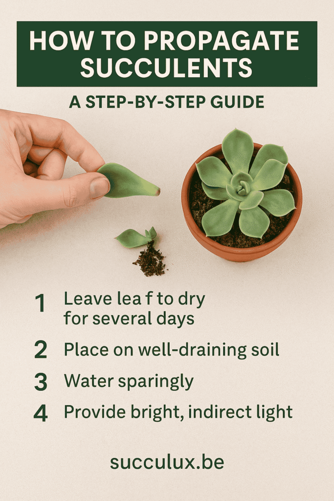 Succulent propagation