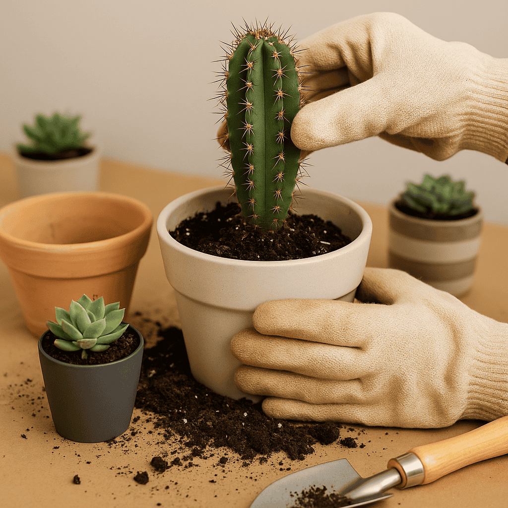 Cactus verpotten