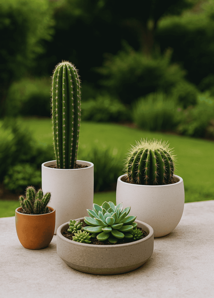 cactus care outdoors