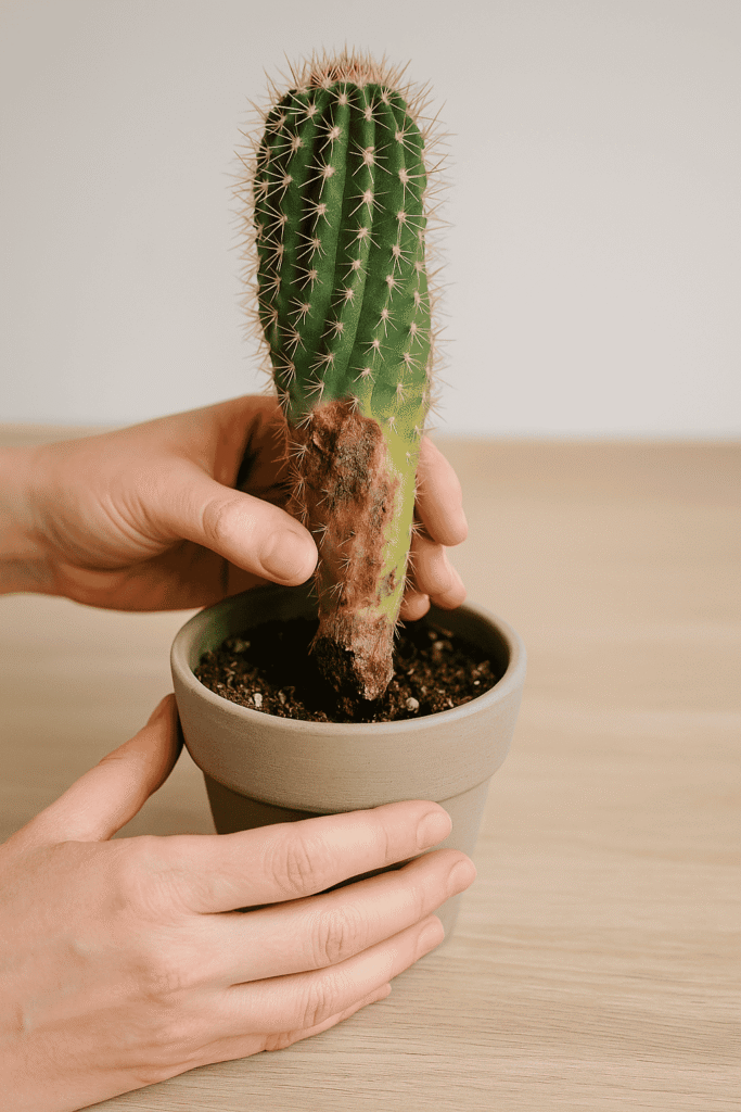 hoe een stervende cactus redden