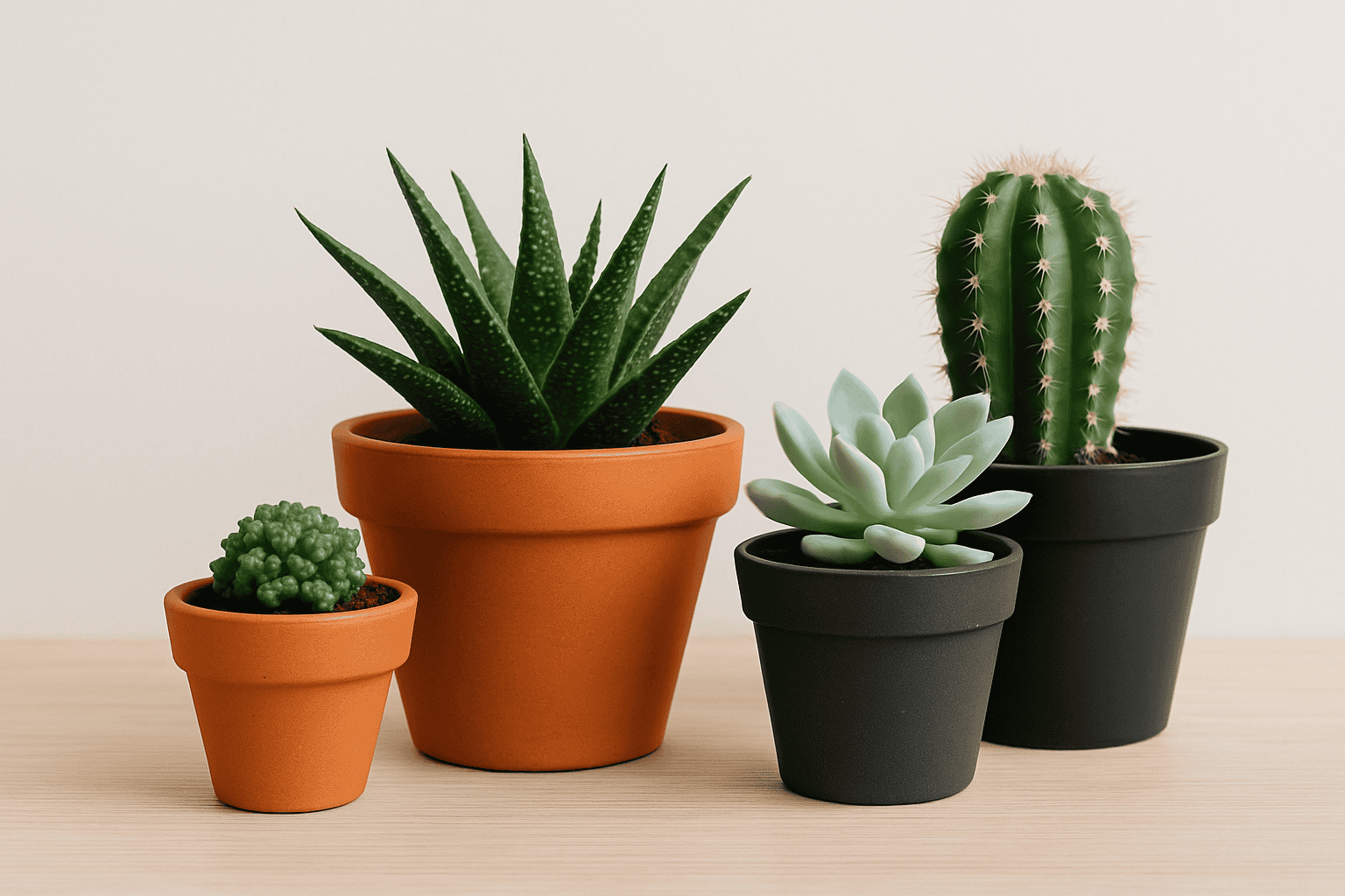 Terracotta vs plastic pots for succulents
